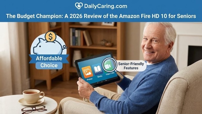 Amazon Fire HD 10 for seniors in 2026: A review.