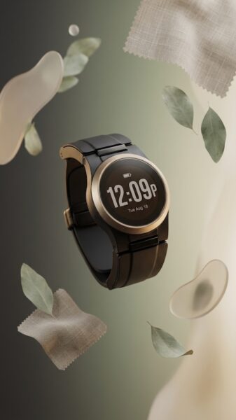 The Kanega medical alert watch with built in cellular coverage.