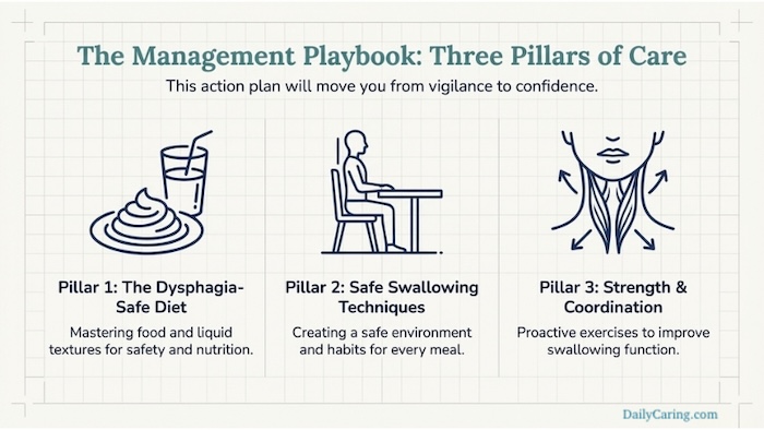3 pillars of care for managing dementia.