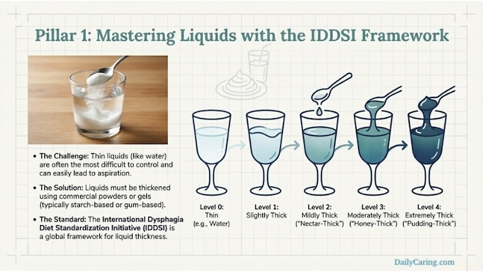 How to manage liquids when it comes to dysphagia.