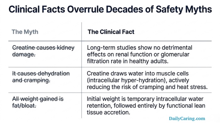 Creatine use in seniors: Facts vs Myths