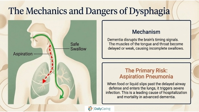 Dysphagia can ruin the appetite for seniors with dementia.