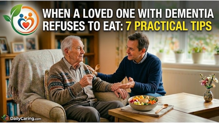 When a loved one with dementia refuses to eat. 7 practical strategies.